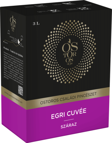 Egri Cuvee Ostoros czerwone wytrawne 2022 (Eger)  3,0 l          