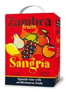 Sangria  Zambra czerwone półsłodkie 3,0 L