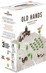 Old Hands Joven Organic Organic Monastrell czerwone wytrawne 2025. 3.0 L